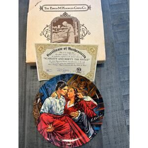 "Scarlett and Rhett - The Finale" Gone With The Wind Collection Plate